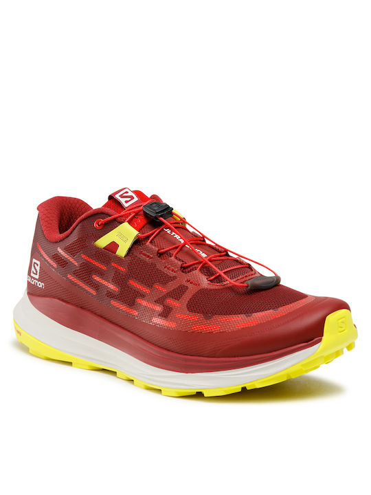 Salomon Ultra Glide Ανδρικά Αθλητικά Παπούτσια Trail Running Κόκκινα