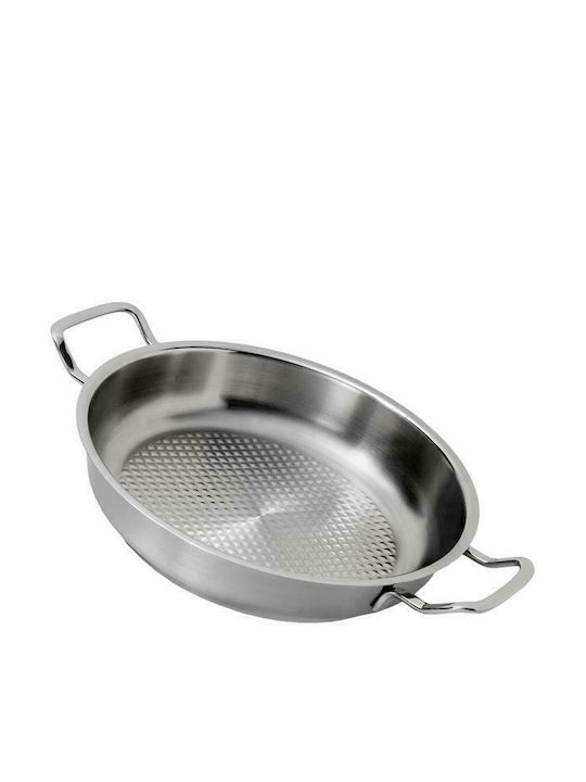Fissler Original Profi Saute of Stainless Steel with No Coating 28cm