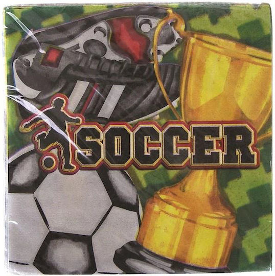 Champion Soccer Футбол Салфетки Многоцветни 16бр