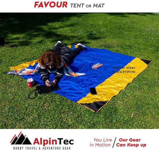 AlpinPro Favour Single Beach Mat Plastic Pink 180x100cm
