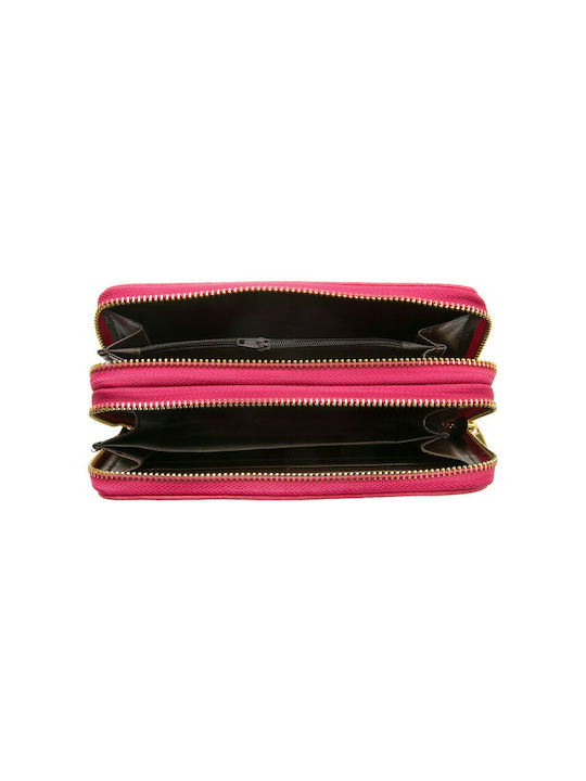 Fuchsia double wallet 961 V-store