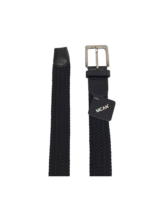 Mcan Men's Knitted Elastic Belt Black