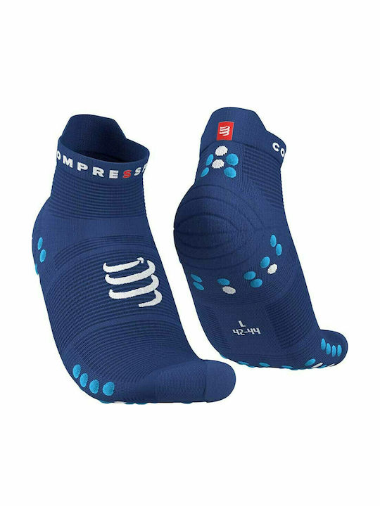 Compressport Pro Racing Socks V4.0 Low Running Κάλτσες Μπλε Compressport Pro Racing Socks V4.0 Low Running Κάλτσες Μπλε