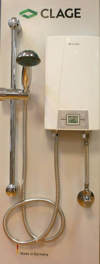 Clage CEX 6/9 Shower Wall Mounted Inverter Electric Single-Phase Instant Water Heater for Bathroom 8.8kW
