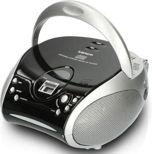 Lenco Boombox SDC 27 Преносима Аудиосистема с CD Радио Черен