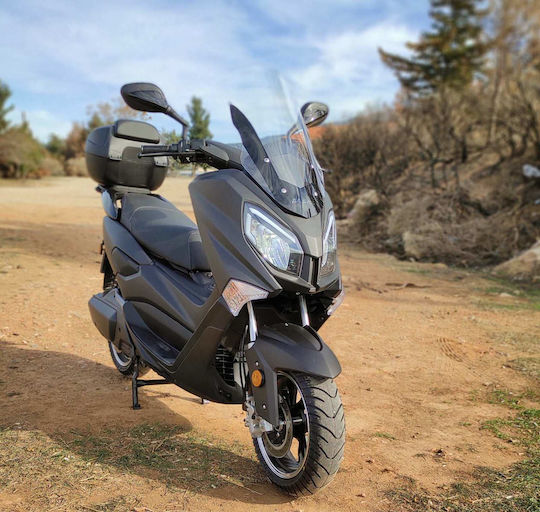 Tiger Elektroroller Leistung 7000W mit Höchstgeschwindigkeit 108km/h Reichweite 250km Gray Farbe