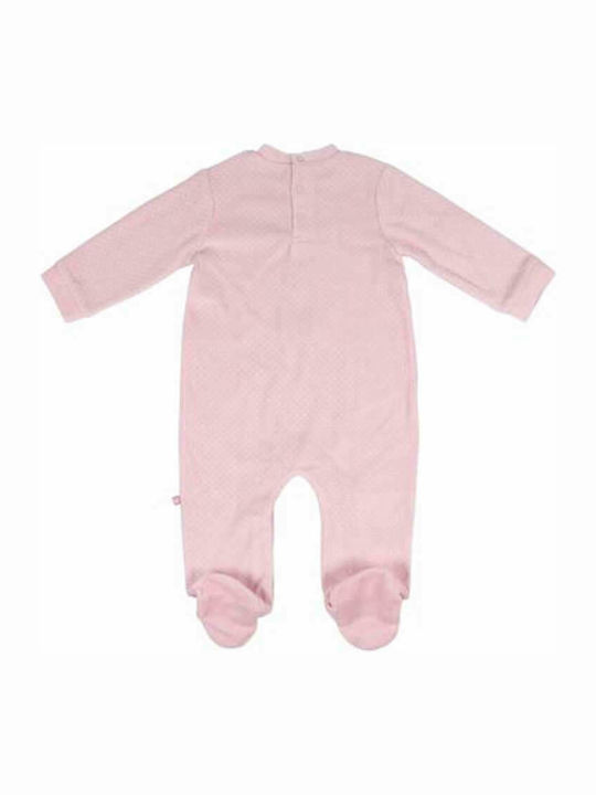 Cerda Minnie Baby Bodysuit Set Long-Sleeved Velvet Pink