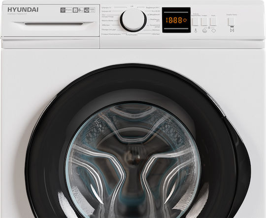 Hyundai Πλυντήριο Ρούχων 8kg με Τεχνολογία Ατμού 1000 Στροφών