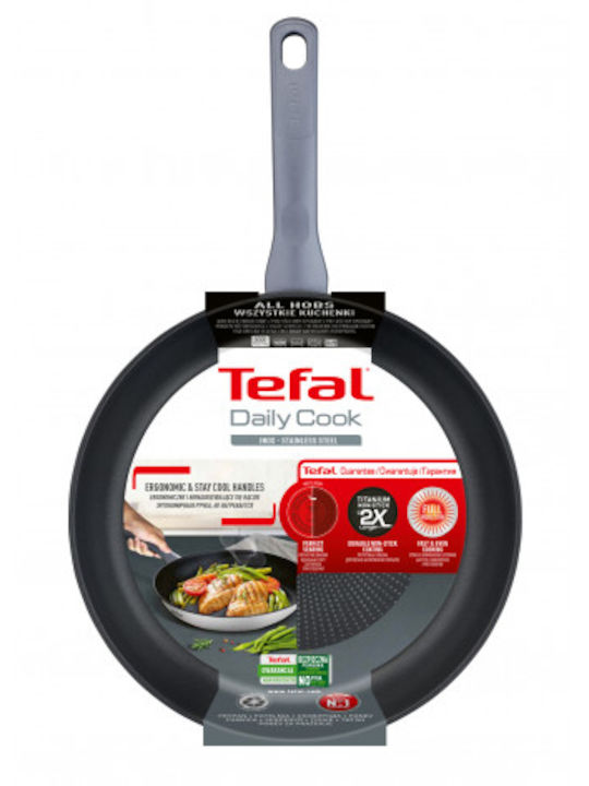 Tefal Daily Cook Pan aus Aluminium mit Antihaftbeschichtung 28cm