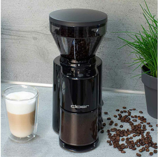 Cloer Molin de cafea comercial La cerere 150W cu capacitate de retinere a cafelei 300gr