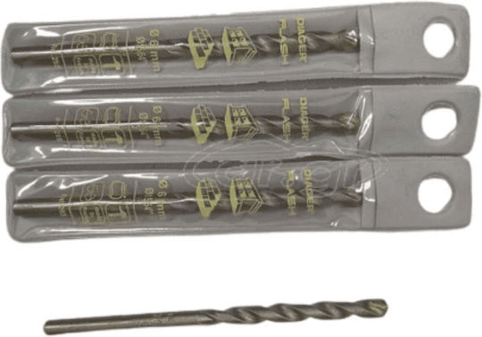 Diager Diamond Drill Carbide with Cylindrical Shank for Masonry, Glass and Tiles 10mm