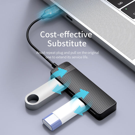 Orico USB 2.0 4 Port Hub with USB-A Connection White