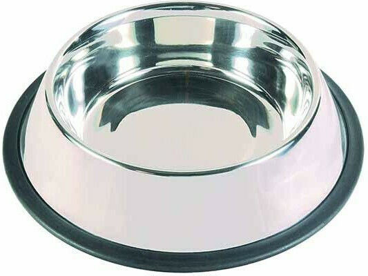 Trixie Rostfreier Stahl Futternapf & Wasserschale für Hund & Katze 900ml 25cm