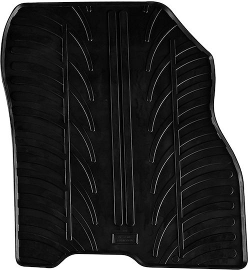 Gledring Set of Front and Rear Mats 4pcs for Nissan Leaf 2018 Black