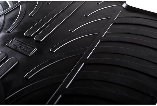 Gledring Set of Front and Rear Mats 4pcs for Renault Talisman 2016 Black