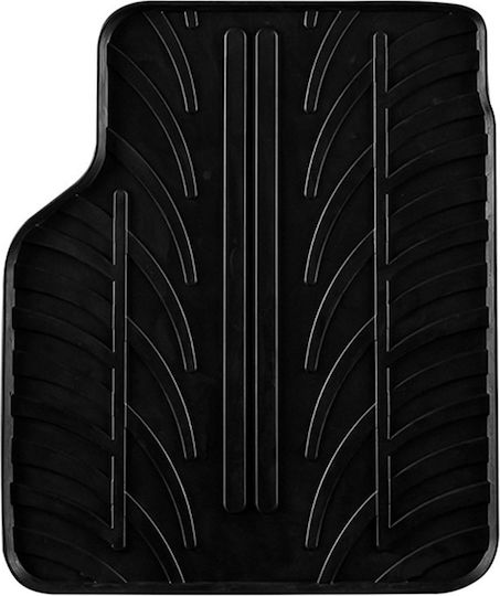 Gledring Σετ Μπροστινά και Πίσω Πατάκια 4τμχ για Jeep Compass 2017 Μαύρα