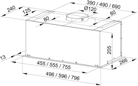 Maan Fiugi 2 60 Μηχανισμός Απορρόφησης 60cm Λευκός