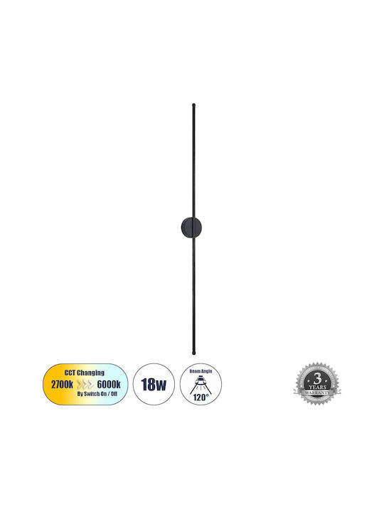 GloboStar Diadem Wandleuchte Mit Integrierter LED 120x120cm