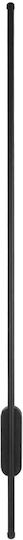 GloboStar Harlem Modern Lamp Wall with Integrated LED and Adjustable White Light Black 120x120cm