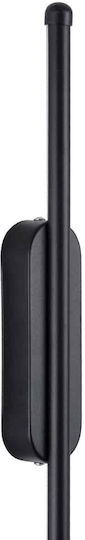 GloboStar Harlem Modern Lamp Wall with Integrated LED and Adjustable White Light Black 120x120cm