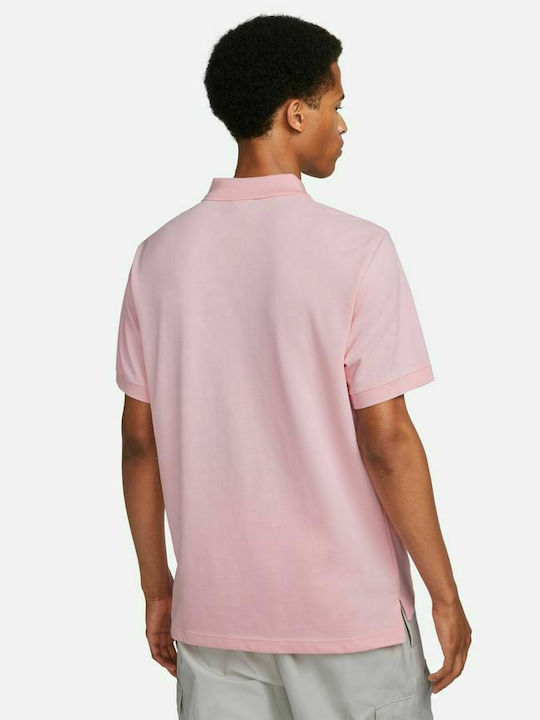 Nike Sportswear Ανδρική Μπλούζα Polo Κοντομάνικη Ροζ