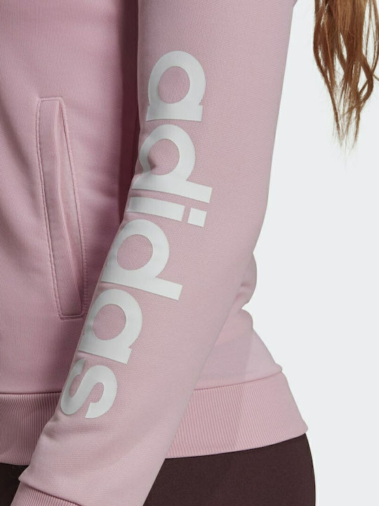 Essentials Linear French Terry Σετ Φόρμας Fleece True Pink/Shadow Maroon