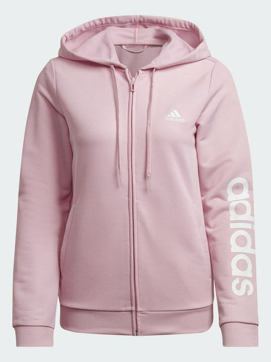 Essentials Linear French Terry Σετ Φόρμας Fleece True Pink/Shadow Maroon