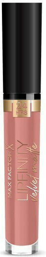 Max Factor Lipfinity Velvet Matte Long Lasting Lichid Ruj Catifea 15 Mătase nude 3.5ml