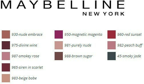 Maybelline Color Sensational Mattes Lipstick Matte 975 Divine Wine 4.2gr