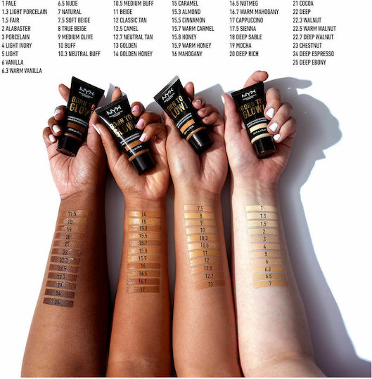 NYX Professional Makeup Born To Glow! Mov/alb Cappuccino 30ml
