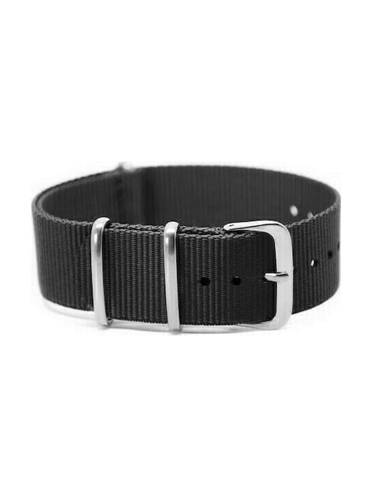 Fabric Strap Nato Black 22mm