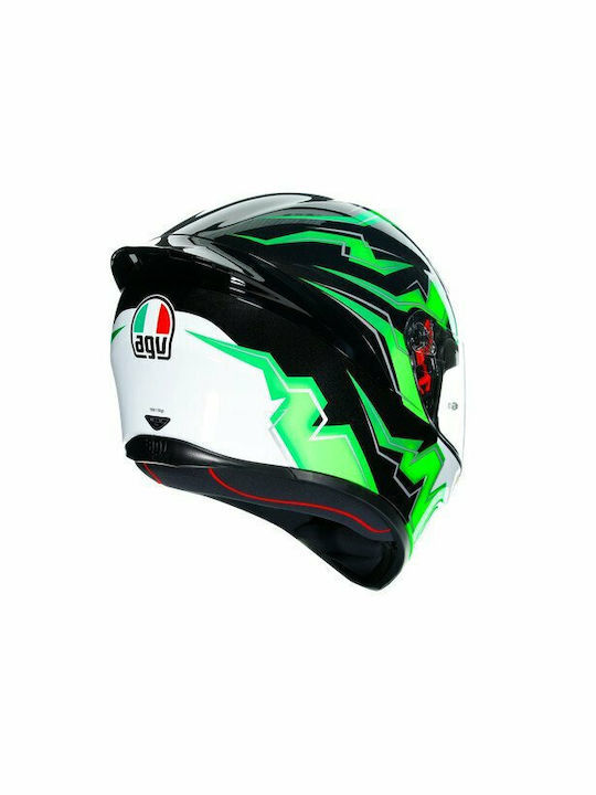 AGV K1 Kripton Black/Green Κράνος Μηχανής Full Face DOT / ECE 22.05 1500gr