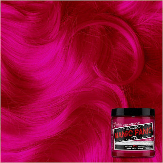 Manic Panic Classic High Voltage Временна боя за коса Без амоняк Горещо горещо розово 118мл
