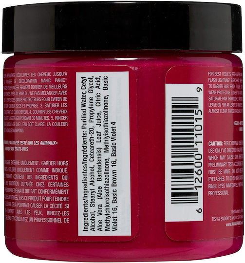 Manic Panic Classic High Voltage Временна боя за коса Без амоняк Горещо горещо розово 118мл