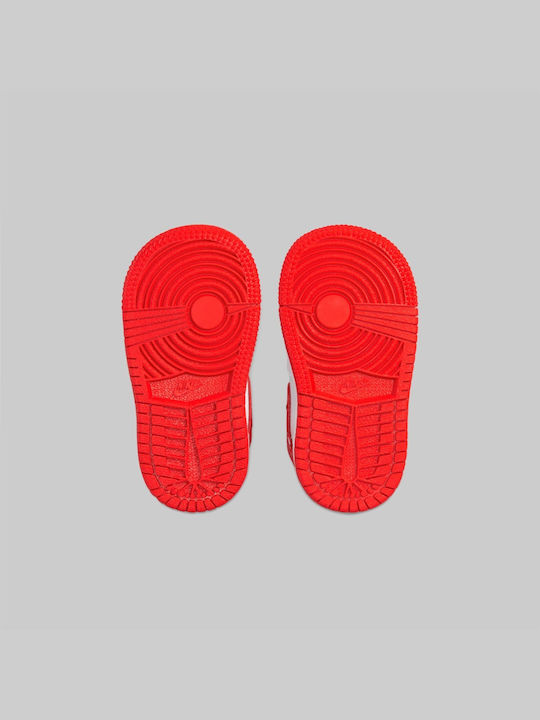 Sneakers pentru copii Mare 1 Retro High OG White / University Red / Black