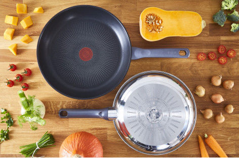 Tefal Daily Cook Τηγάνι από Ανοξείδωτο Ατσάλι με Αντικολλητική Επίστρωση 24cm