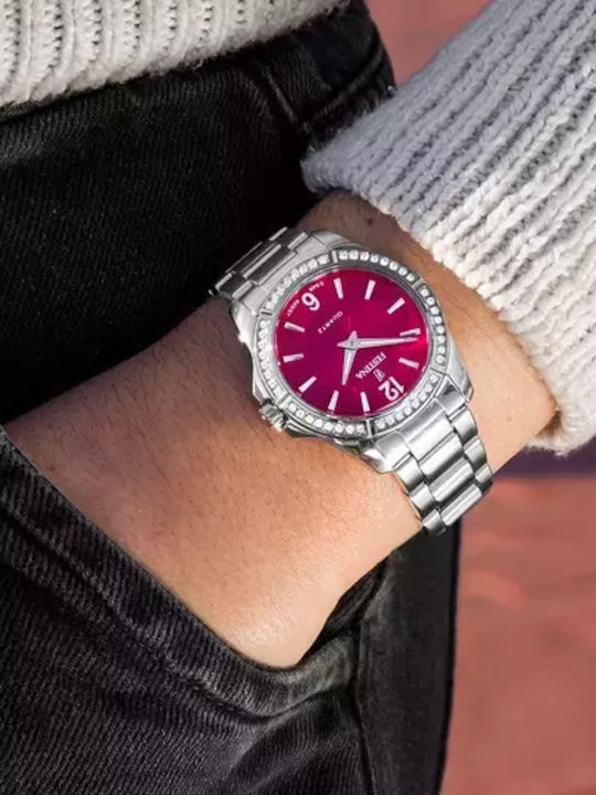 Festina Damen Uhr mit Silber Metallarmband