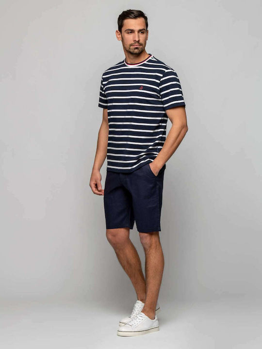 T-shirt Navy Μπλε