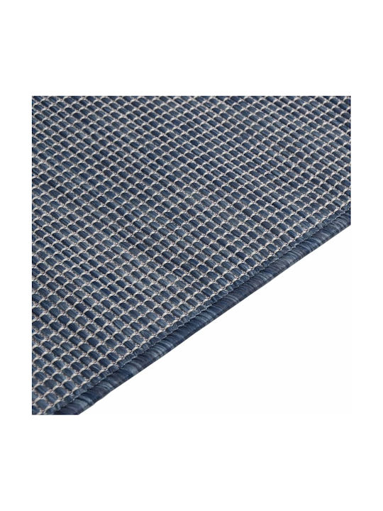 vidaXL Χαλί Εξωτερικού Χώρου Διάδρομος Μπλε 80x150cm
