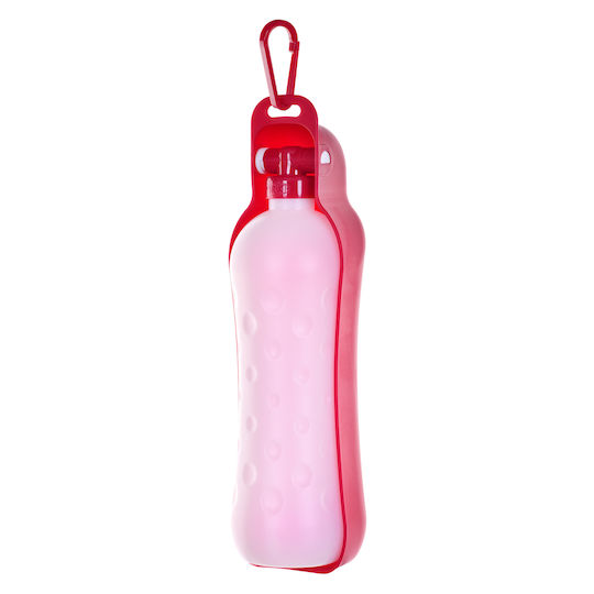 Trixie Plastic Sticlă Apă Hrănire lentă pentru Câine & Pisică 700ml în Culoare Roșu