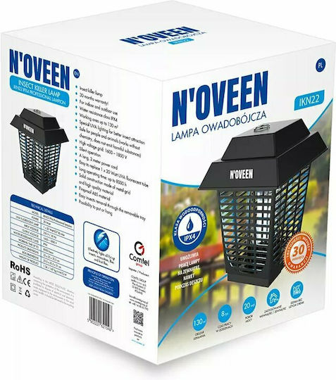 N'Oveen IPX4 Professional Λάμπα Εντόμων 22W IKN22