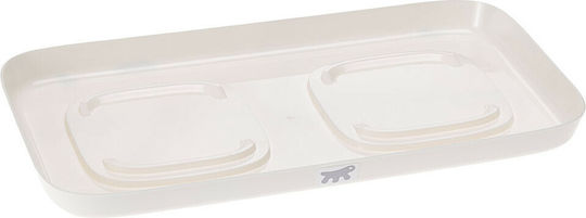 Ferplast Glam Tray Kunststoff Schalen Futter & Wasser für Hund & Katze auf Basis von 2x 800ml in Braun Farbe 2Stück