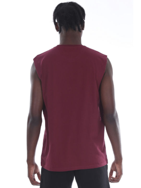 Magnetic North Men's Short Sleeve Blouse Burgundy