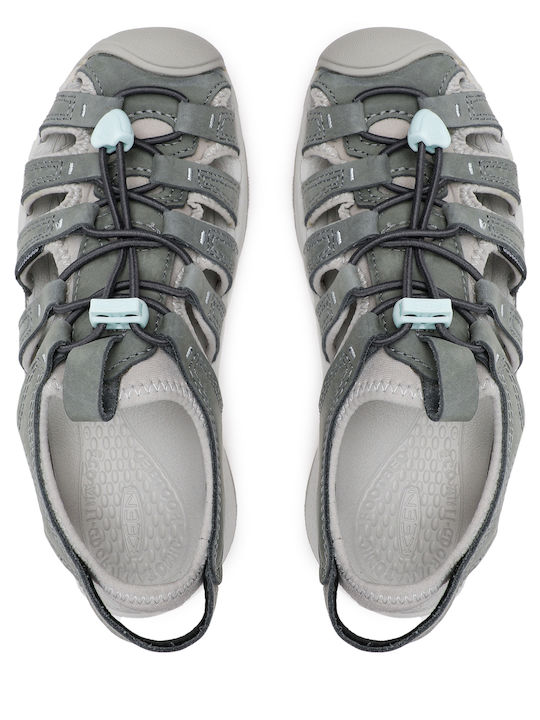 Astoria West Δερμάτινα Γυναικεία Σανδάλια Sporty Porcelain/Blue Glass