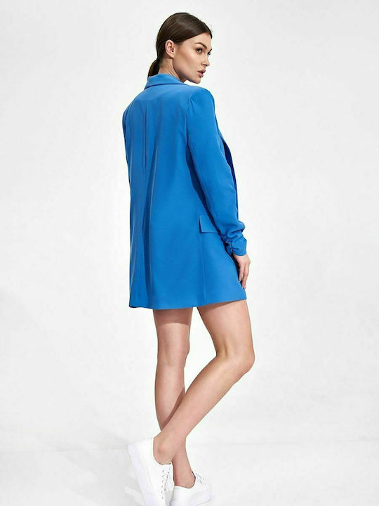 Figl Long Women's Blazer Blue