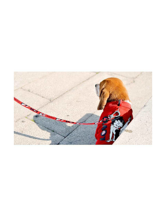 Dashi Sweatshirt Vintage Betty T-shirt Dog in Red color XS 25.5cm.