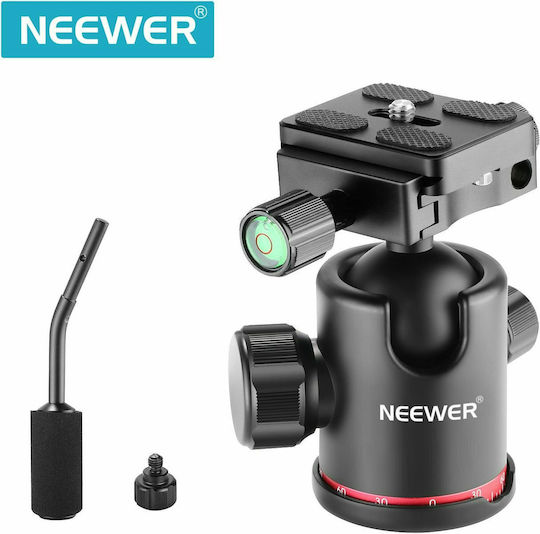 Neewer 360 Degree Panoramic Tripod Ball Head with Handle and 1/4" Screw Plate Κεφαλή - Φωτογραφική