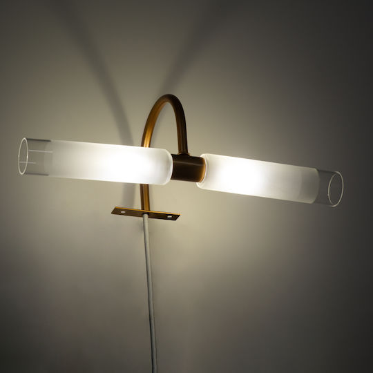 GloboStar Flora Modern Lamp Bathroom with Socket G9 Copper 31x12cm