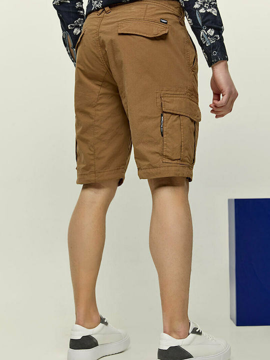 Edward Jeans Men's Shorts Cargo Almond