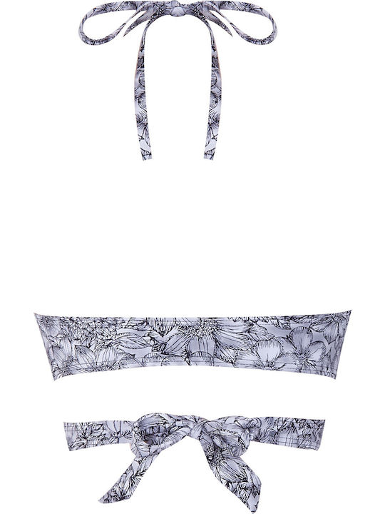 Menippe Bikini Σουτιέν Floral Black/white